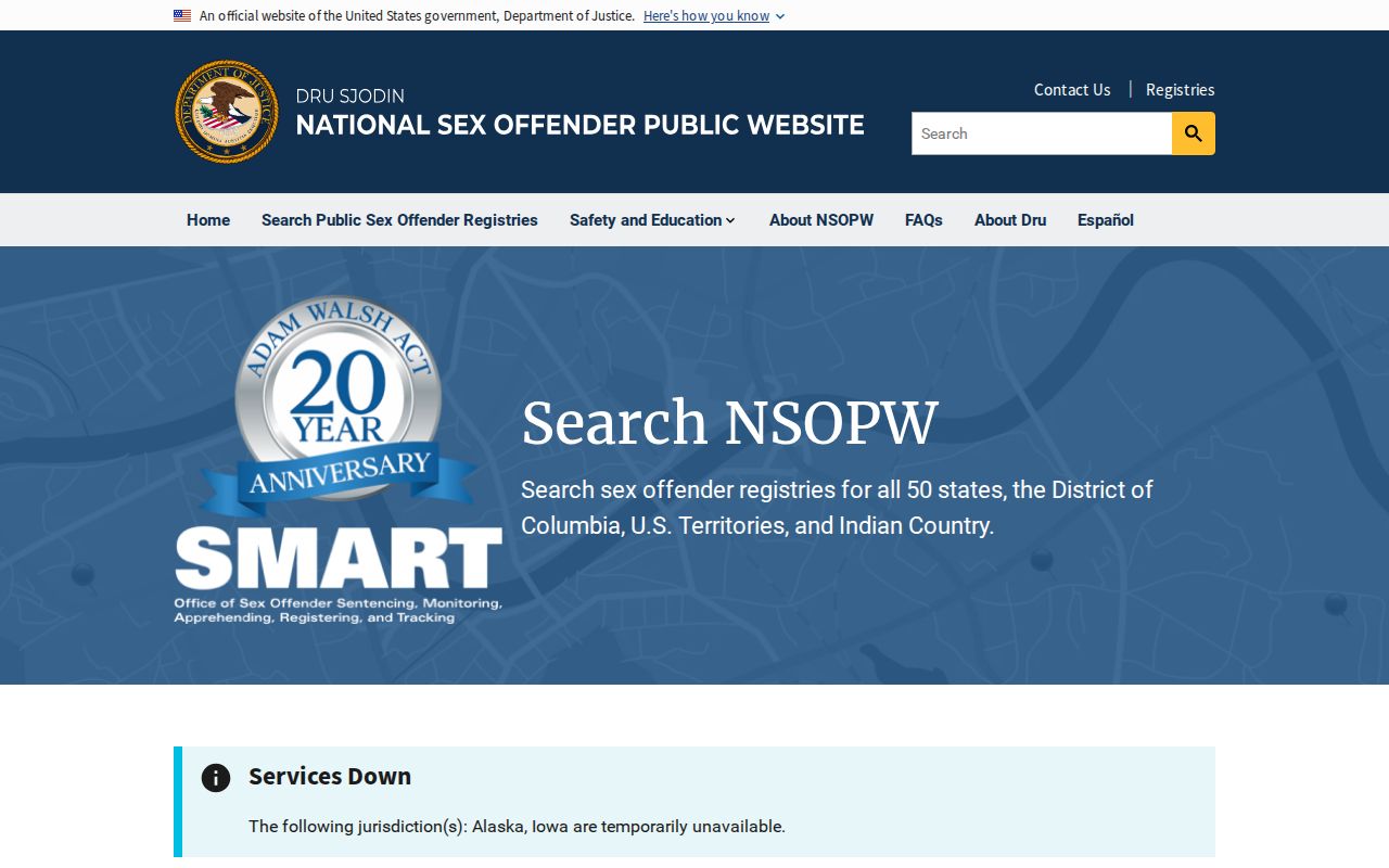 Henry County sex offender lookup through national NSOPW